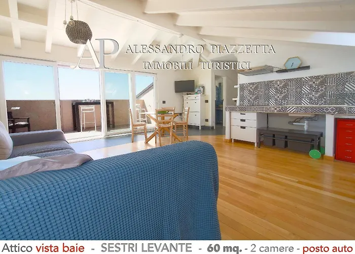 Attico Vista Baie Apartament Sestri Levante