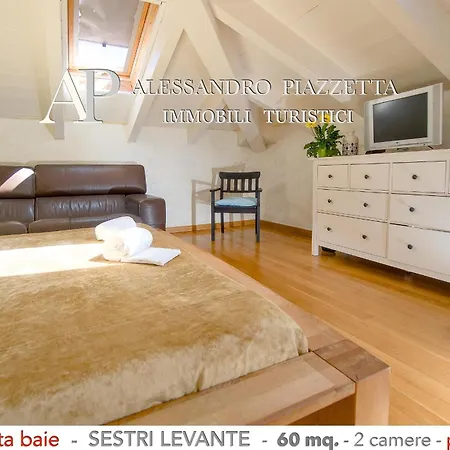 Апартаменты Attico Vista Baie Сестри-Леванте