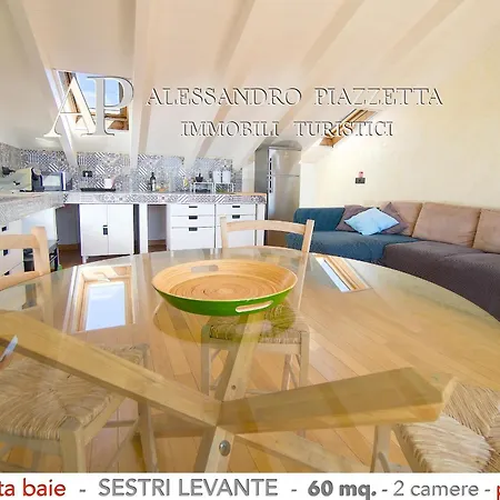 Attico Vista Baie Sestri Levante
