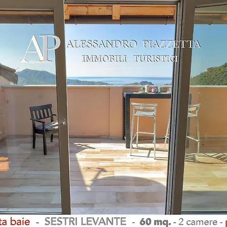 Attico Vista Baie * Сестри-Леванте