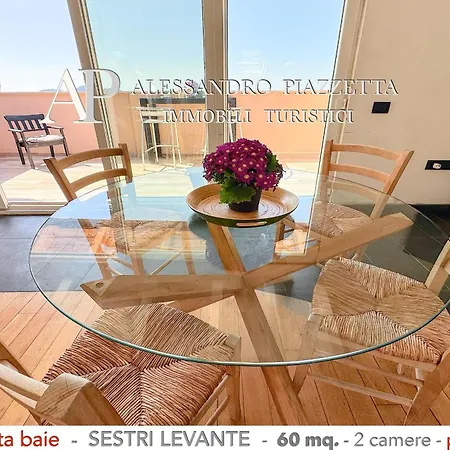 Attico Vista Baie Sestri Levante