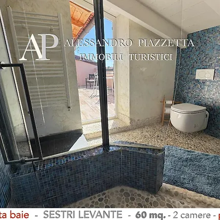 Attico Vista Baie * Сестри-Леванте